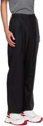 Feng Chen Wang Black Patchwork Trousers