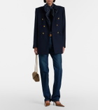 Saint Laurent Loulou Mini suede shoulder bag