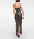 Giuseppe di Morabito Embellished bustier mesh gown