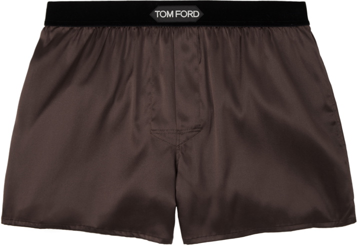 Photo: TOM FORD Brown Patch Boxers