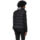 Burberry Black Monogram Puffer Down Midland Vest