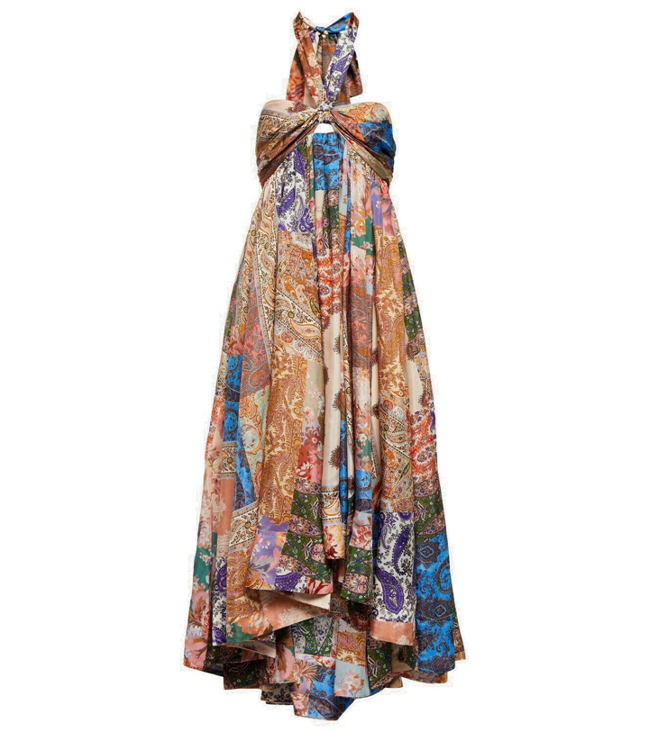 Photo: Zimmermann Devi printed silk maxi dress