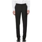 Tiger of Sweden Black Wool and Mohair Thulin Trousers