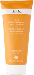 Ren Clean Skincare AHA Smart Renewal Body Serum, 200 mL