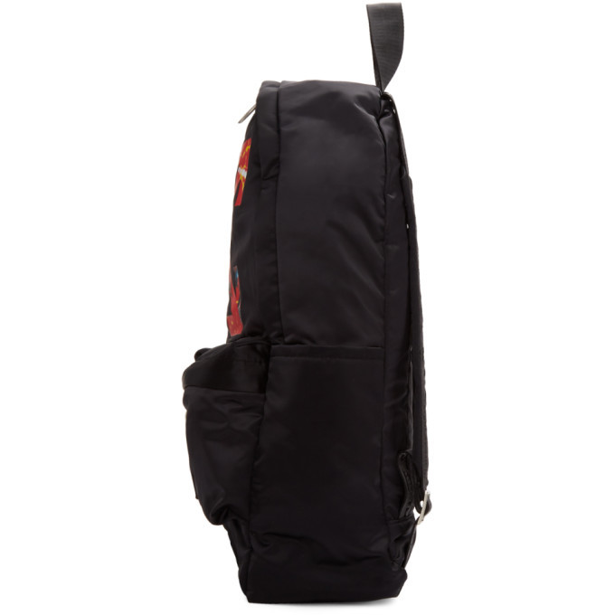 Off-White Black and Red Arrows Backpack Off-White