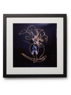 Sonic Editions - Framed 1949 Picasso Light Drawing Print, 16&quot; x 20&quot;