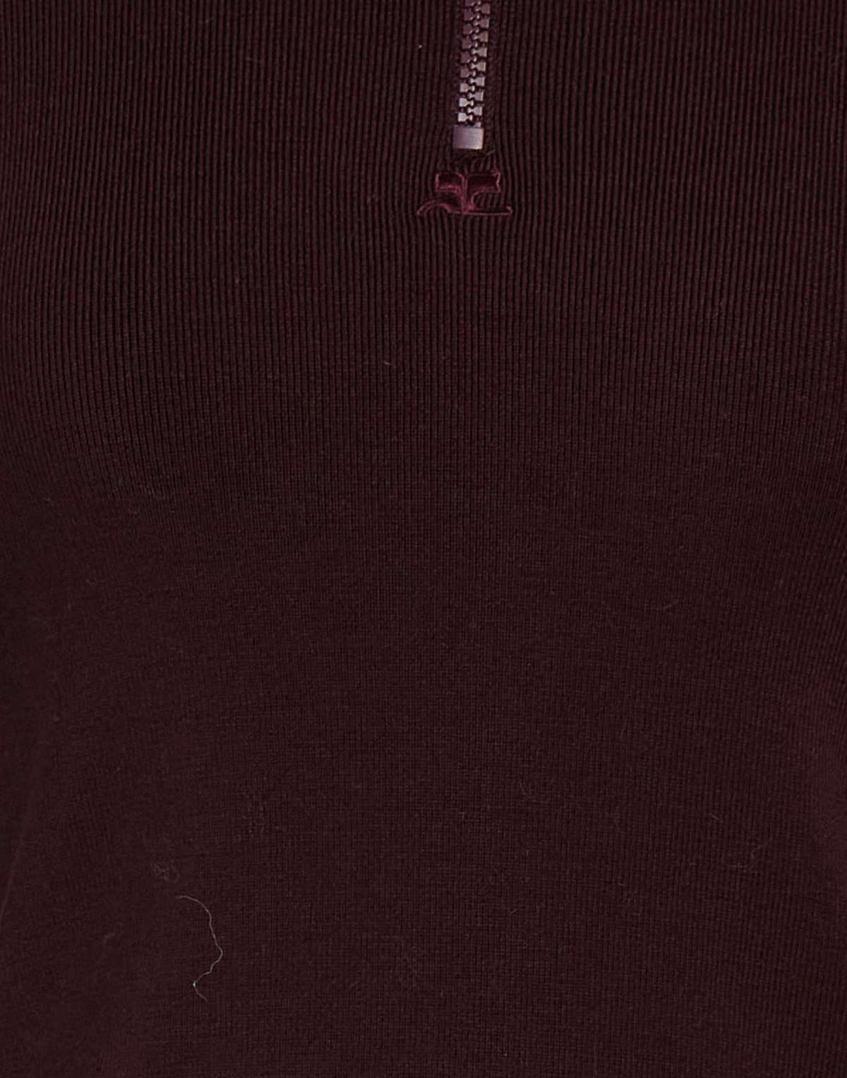 Courrèges Womens Turtleneck Chocolate in Brown
