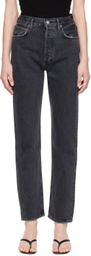 AGOLDE Black 90s Pinch Waist Jeans