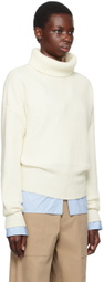 Moncler White Patch Turtleneck