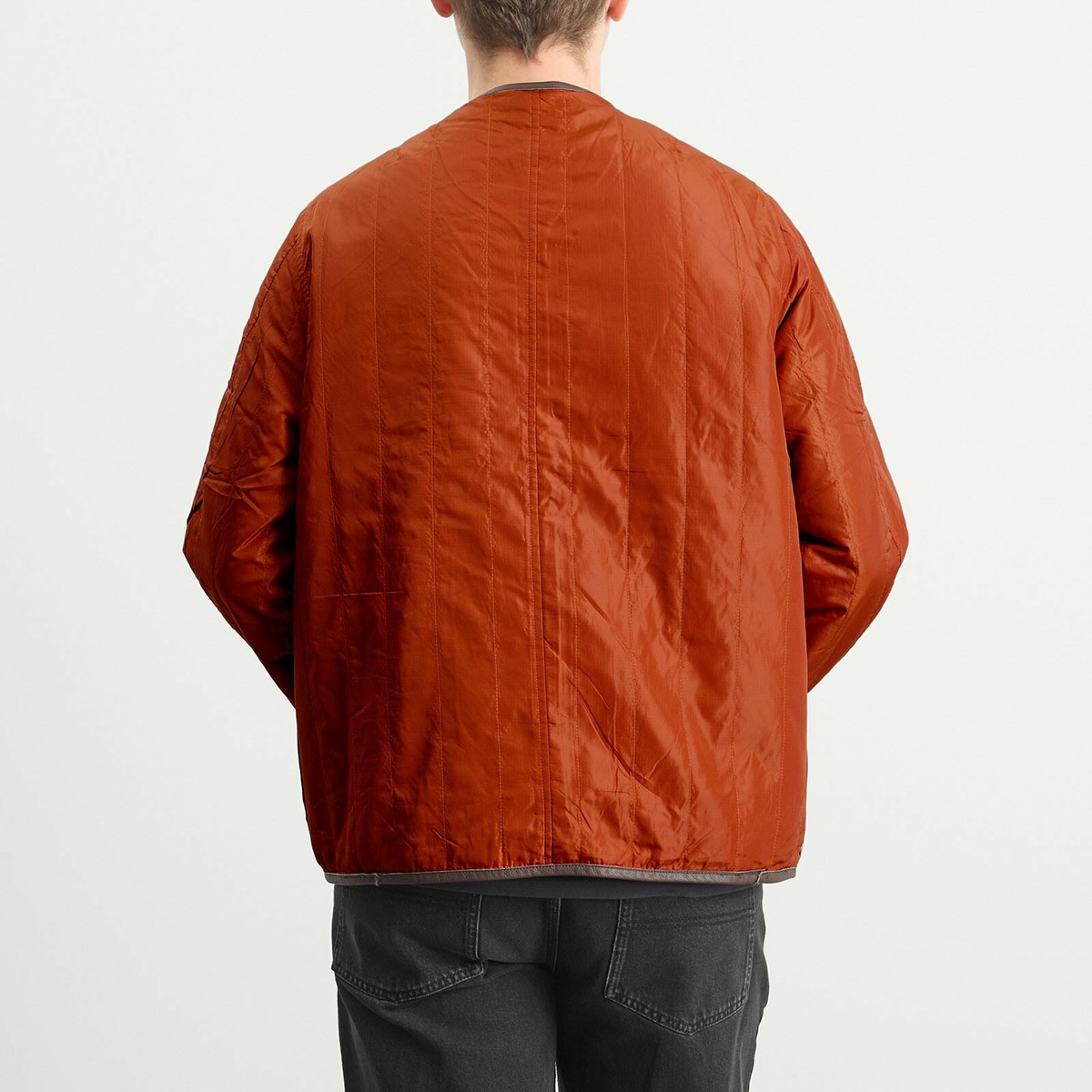 FrizmWORKS Men's Reversible MA-1 Liner Jacket in Black FrizmWORKS