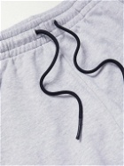 7 DAYS ACTIVE - Monday Sweat Straight-Leg Logo-Print Cotton-Jersey Shorts - Gray