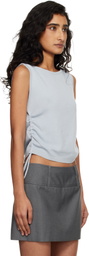 Dunst Blue Layering Knit Tank Top