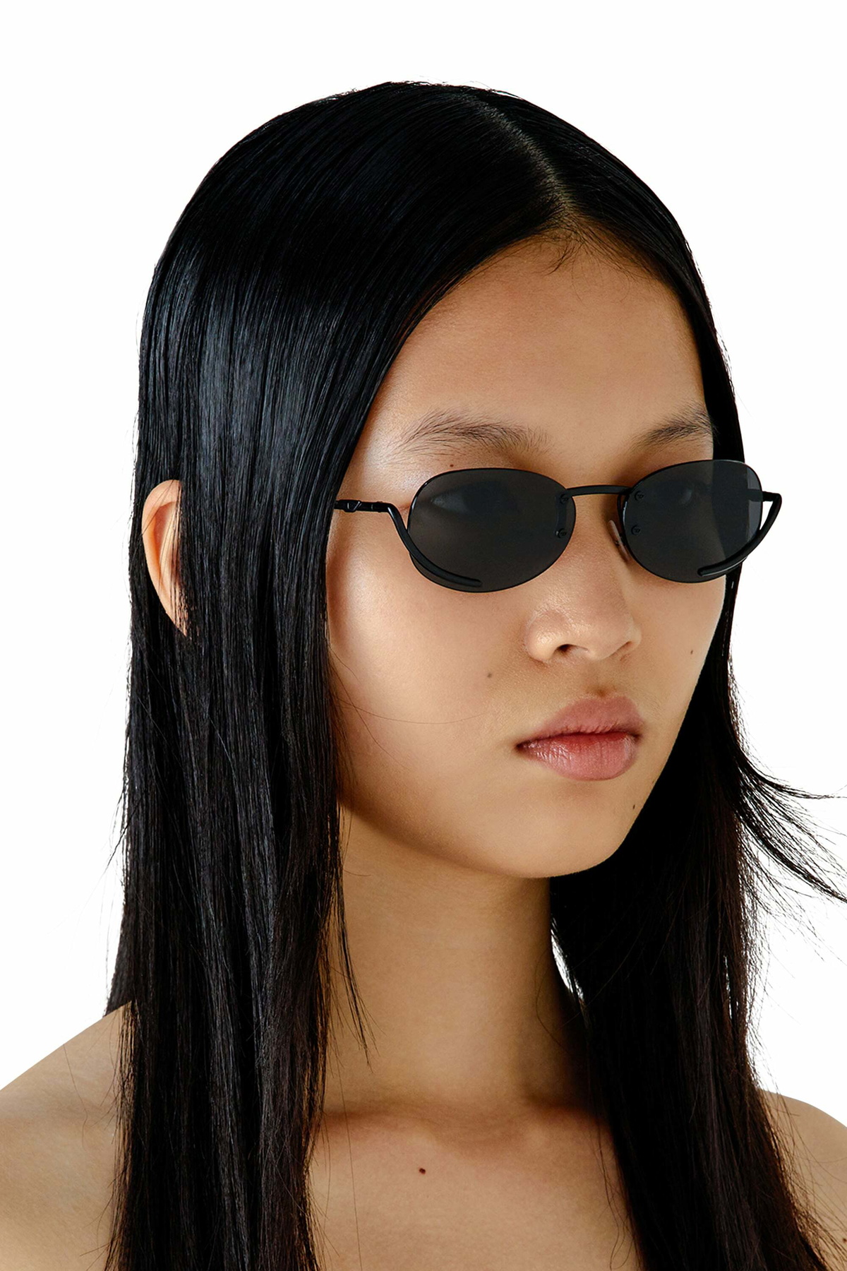 Diesel Oval sunglasses - Sunglasses - Unisex - Black