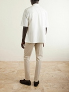 Eleventy - Slim-Fit Stretch Cotton-Twill Chinos - Neutrals