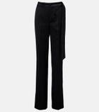 The Attico Virgin wool wide-leg pants
