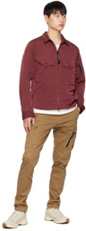 C.P. Company Burgundy Water-Resistant Jacket