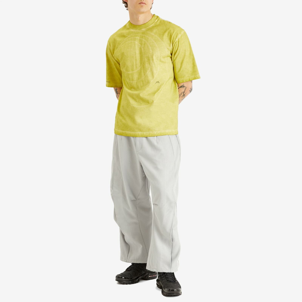 A-COLD-WALL* Men's Frequency T-Shirt in Yellow Citronelle