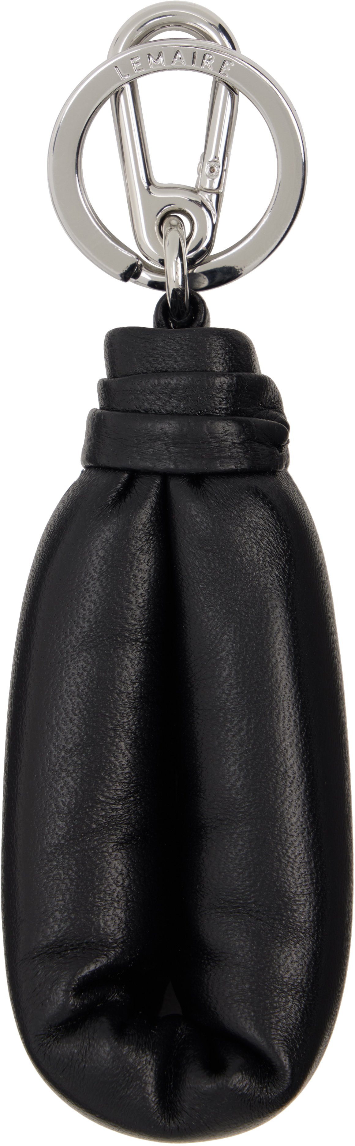 LEMAIRE Black Wadded Keychain Lemaire