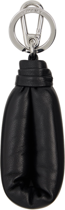 Photo: LEMAIRE Black Wadded Keychain