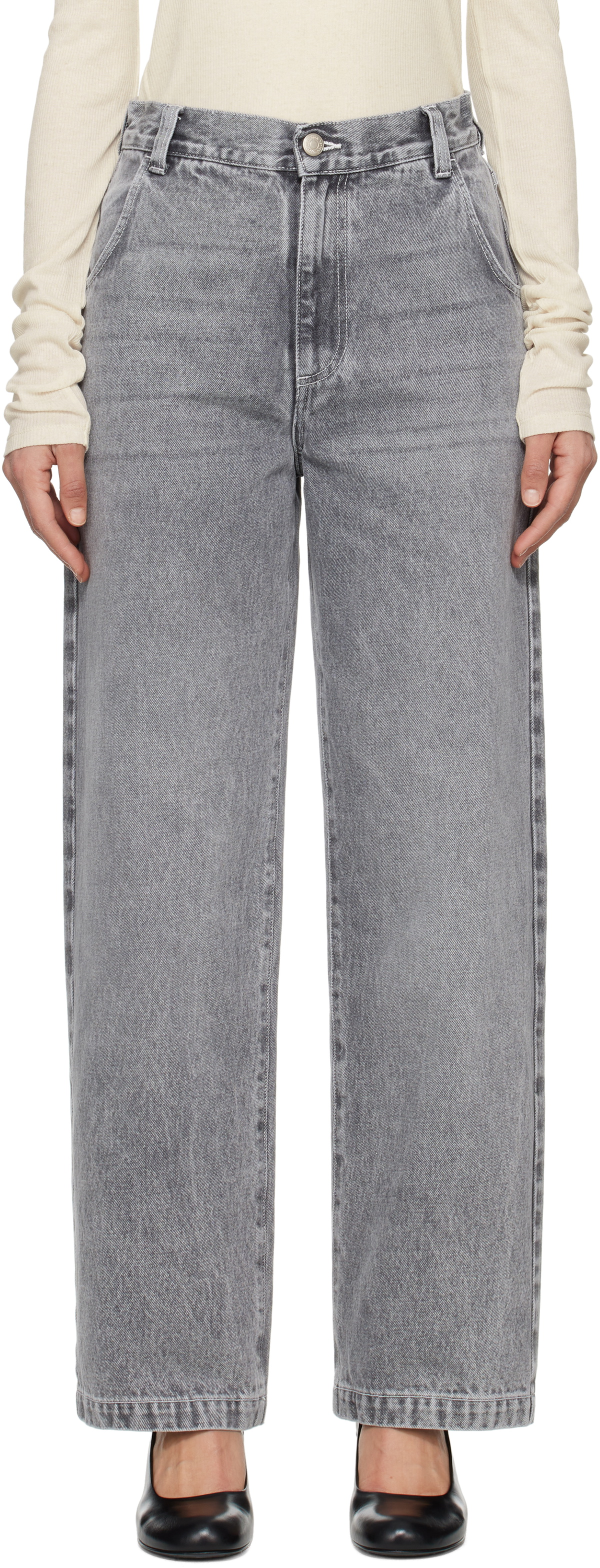 mfpen Gray Regular Jeans