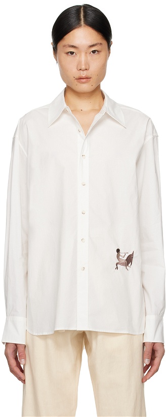 Photo: COMMAS White Embroidered Shirt