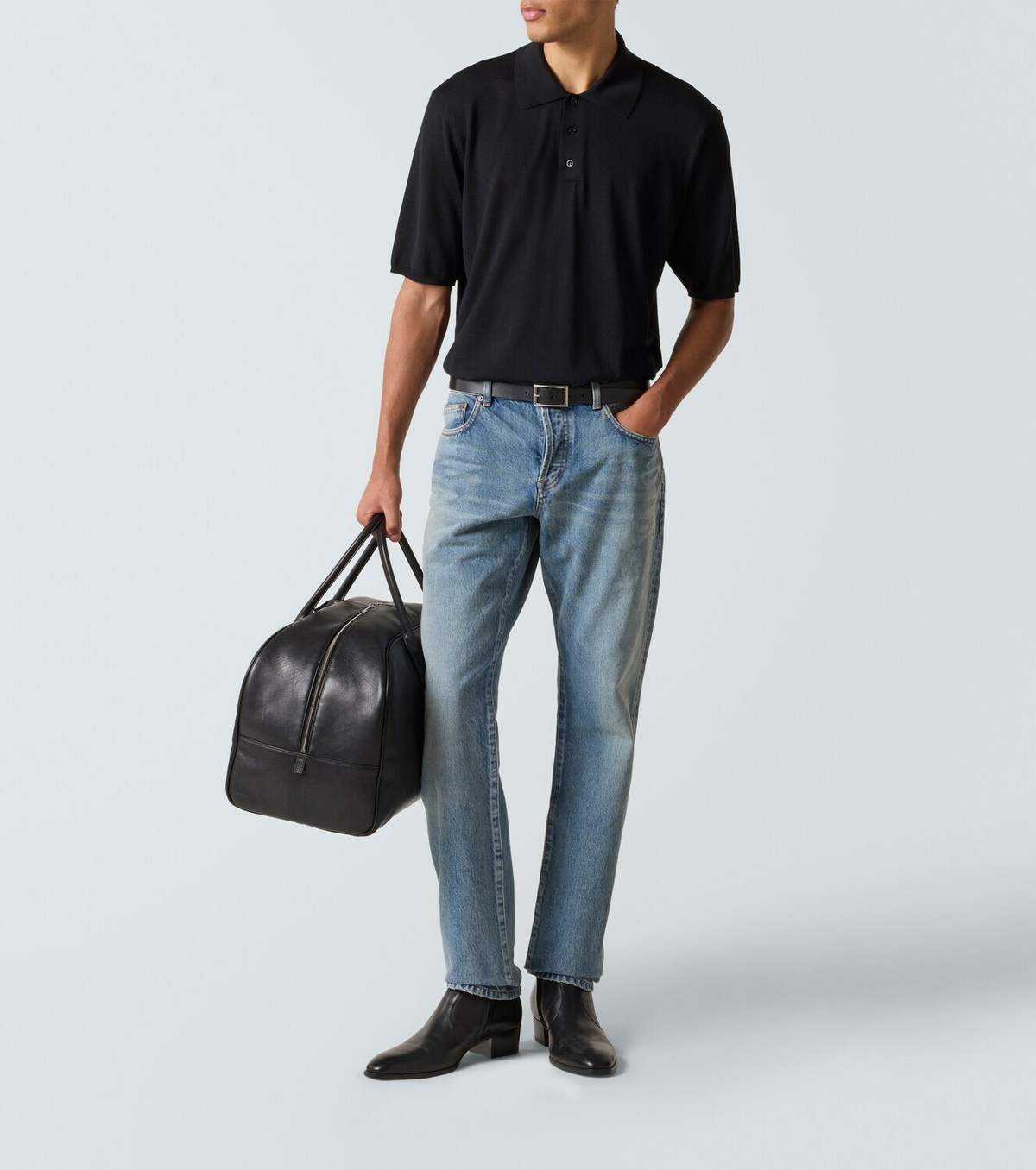 Saint Laurent Wool polo shirt