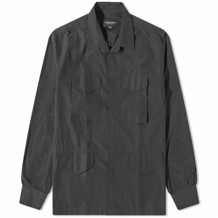 Photo: Eastlogue Men's M65 Shirt Jacket in Black Ripstop