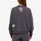 MCQ Women's Graphic Crew Sweat in Charcoal