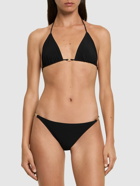 TORY BURCH Solid Gemini Link String Bikini Top