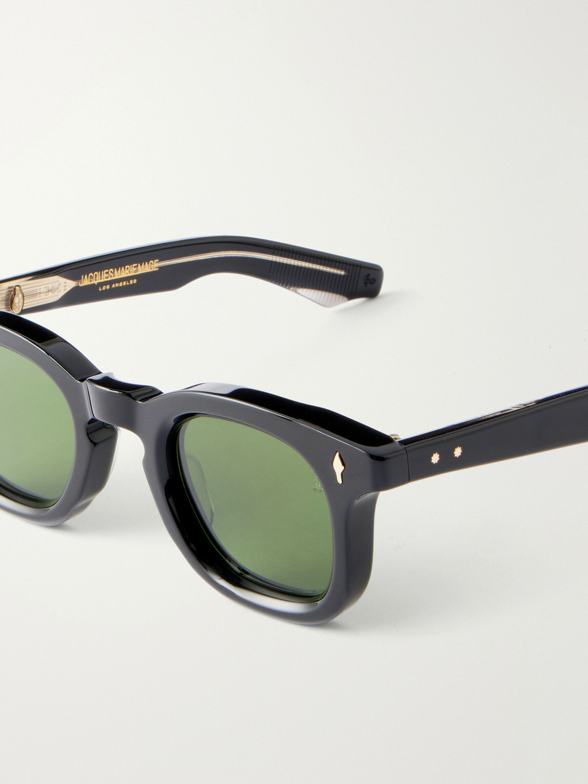 Jacques Marie Mage - Devaux Round-Frame Acetate Sunglasses