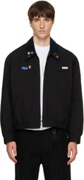 Song for the Mute Black Elasticated Coach Jacket