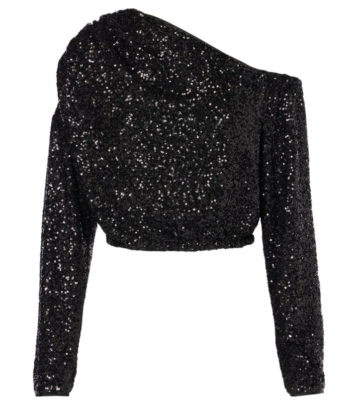 Photo: Diane von Furstenberg Belle sequined asymmetric top