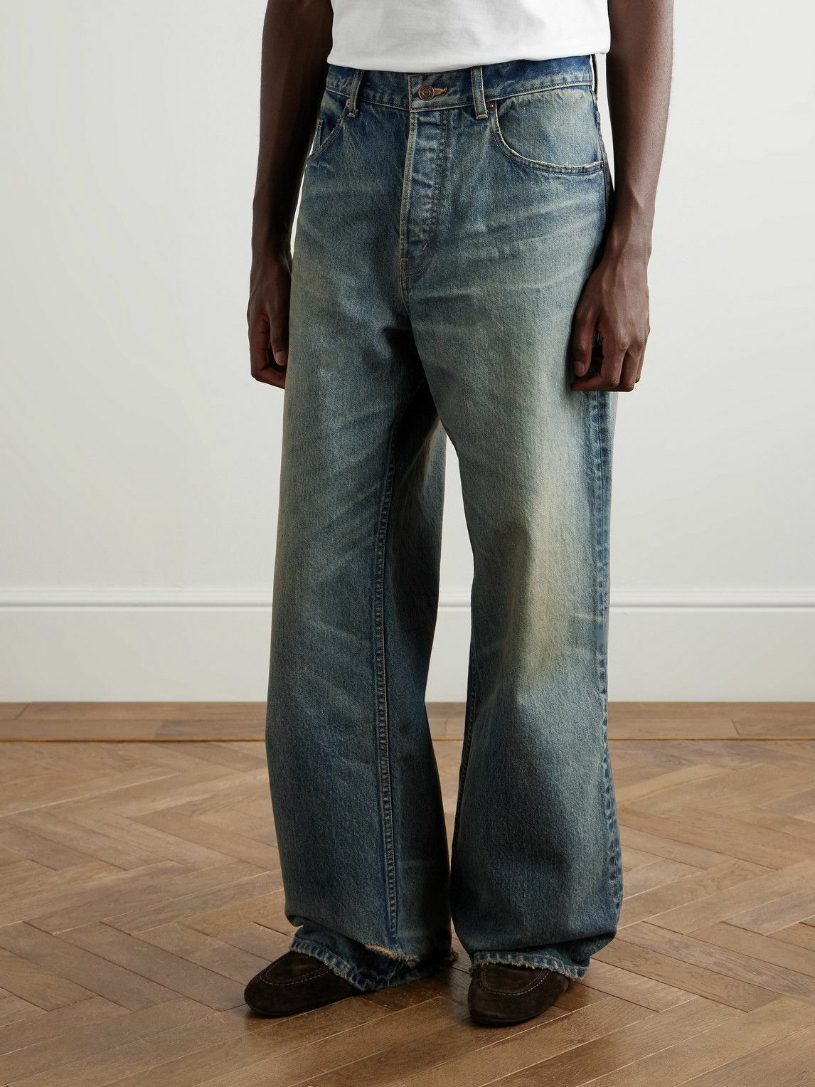 CELINE - Wide-Leg Jeans - Blue