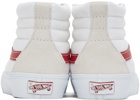 Vans Off-White & White Sk8 High-Top Sneakers