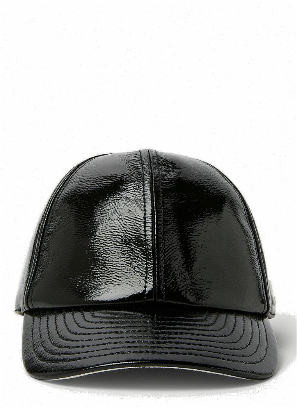 Photo: Logo Patch Vinyl Baseball Cap in Black