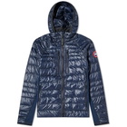 Canada Goose Men's Hybridge Lite Hoody in Atlantic Navy