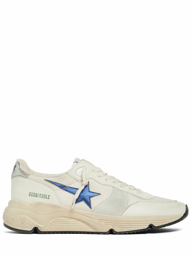 Photo: GOLDEN GOOSE - Running Sole Leather Blend Sneakers