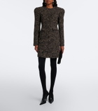 Magda Butrym Bouclé wool-blend blazer dress