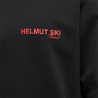 Helmut Lang Men's Ski Logo Crew Sweat in Black