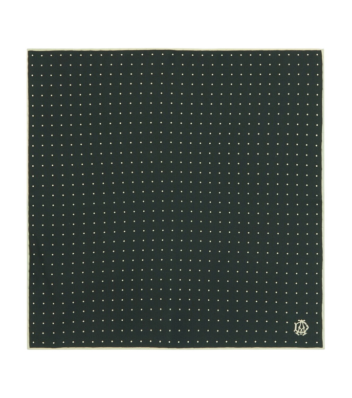 Photo: Dunhill Polka-dot silk twill scarf