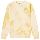 Nike Men's Good Vibes Crew Sweat in Sanded Gold/Rush Pink