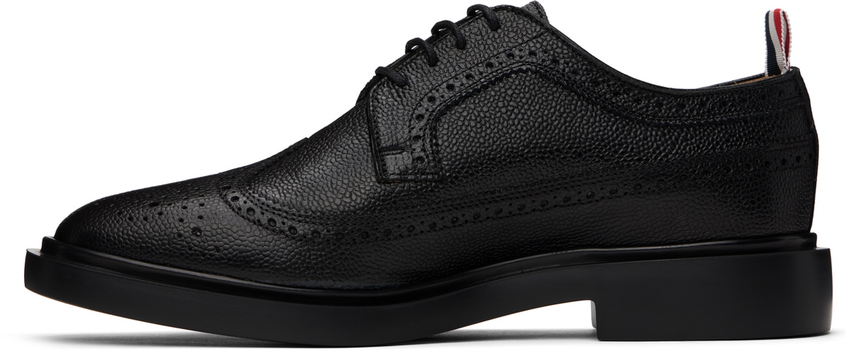 Thom Browne Black Classic Longwing Derbys