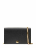 GUCCI - Gg Marmont Leather Mini Chain Wallet