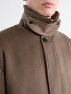 NN07 - Gibson 80040 Wool-Blend Flannel Coat - Neutrals