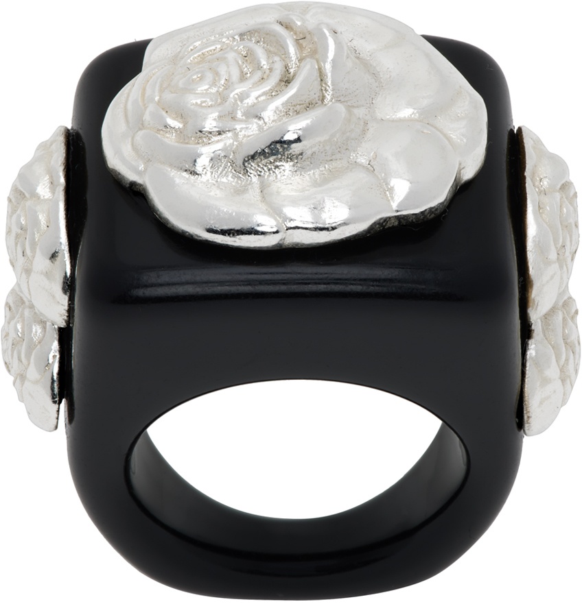 Photo: La Manso Black & Silver Roséton Ring