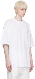 Dries Van Noten White Dropped Shoulders T-Shirt