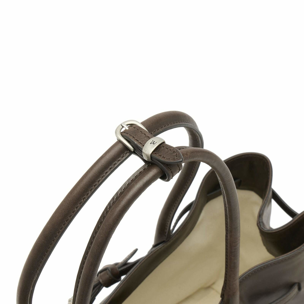 MARGESHERWOOD Women's Grandma  Bag - Large in Sepia Pull-Up 