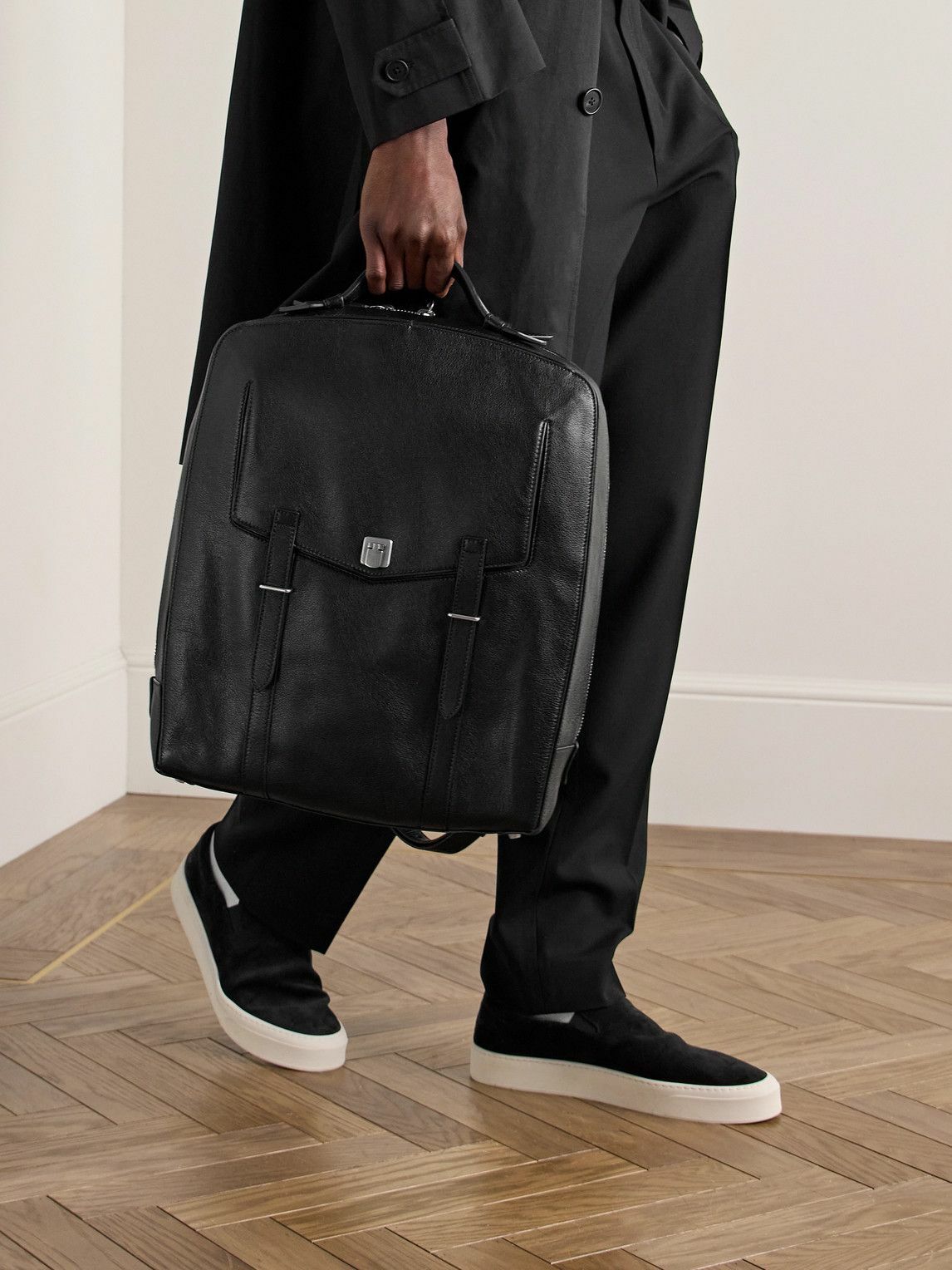 Métier - Rider Full-Grain Leather Backpack