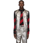 3.1 Phillip Lim Reversible Silver Foil Padded Vest