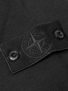 Stone Island - Ghost Jersey Zip-Up Hoodie - Black